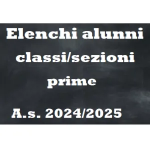 formazione classi prime